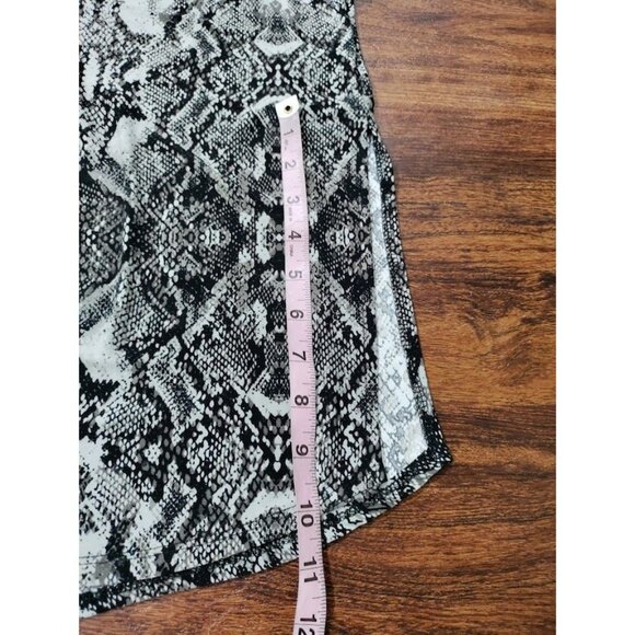 INC International Women's M Snake-Print Belted Shirtdress,Created for Macy's - Picture 9 of 13